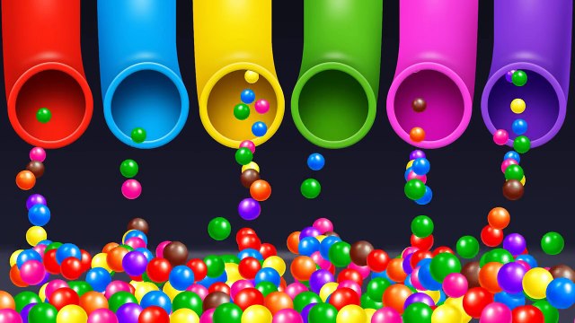 Colors for Children to Learn with Parking Dump Trucks Toys - Shapes & Colors Videos Collection