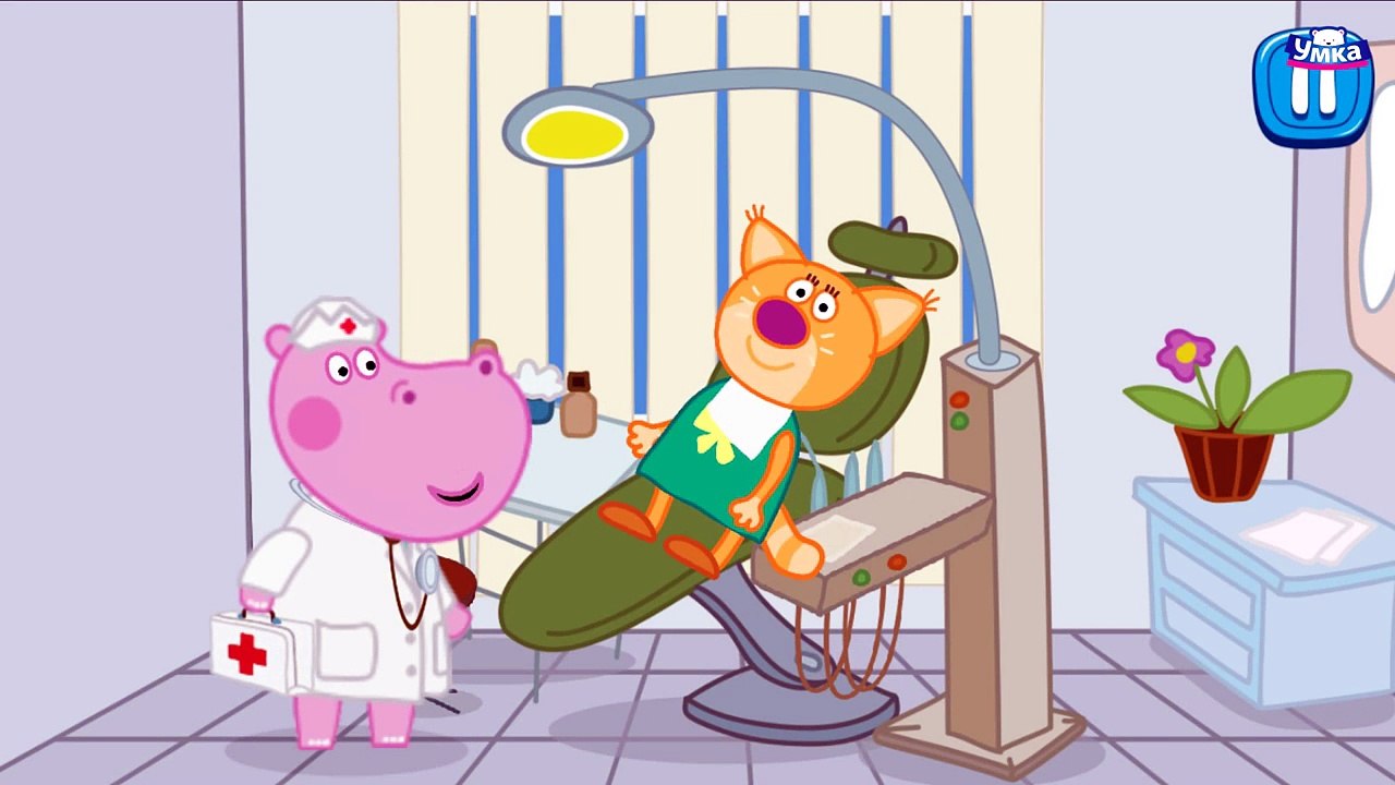 Пепа Гиппо Стоматология в детской больнице. Зубной Врач. Доктор Peppa Hippo (Умка ТВ)