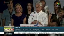 Chile: Piñera y Guillier se enfrentarán en segunda vuelta