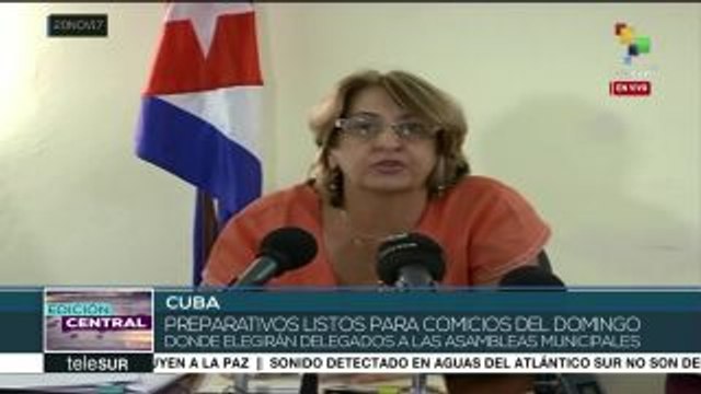 Preparativos listos para comicios del domingo en Cuba