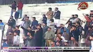 Faheem Ashraf's Hit 3 Huge Sixes in National T20
