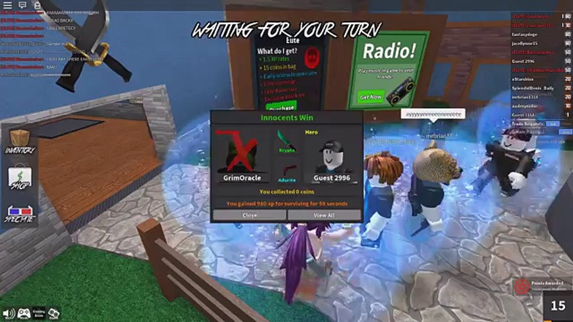 Roblox Lets Play Murder Mystery 2 Radiojh Games Gamer Chad Slg 2020 - roblox murderer mystery 2 codes 2019 april roblox