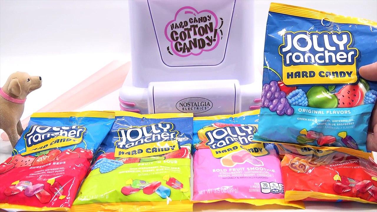 Jolly Rancher Cotton Candy Spinning 4 Tasty Flavors!