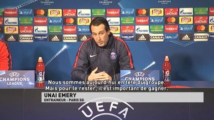 Champions League - Unai Emery et Alphonse Areola en conférence de presse