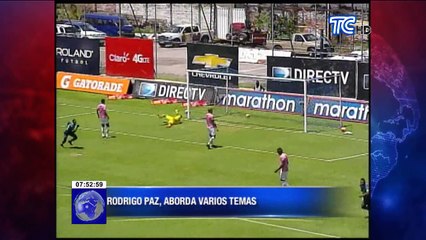 Rodrigo Paz habla sobre la continuedad de Barcos en Liga