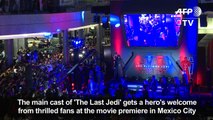 'The Last Jedi' cast greets fans at Mexico City premiere