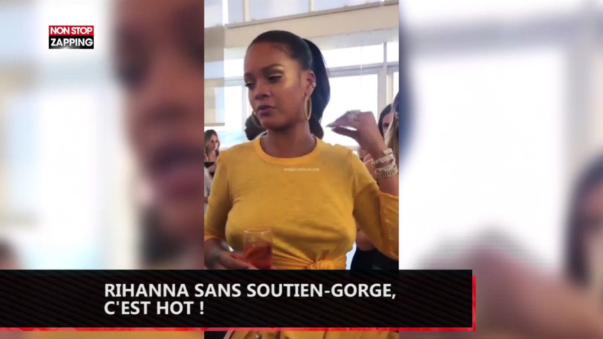Rihanna sexy sans soutien-gorge, c'est chaud ! (Vidéo) - Vidéo Dailymotion