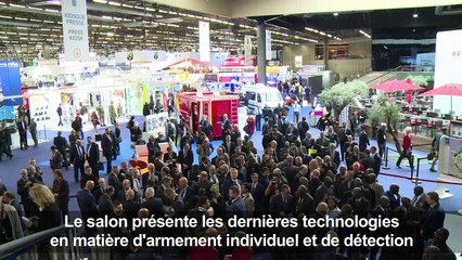 Drones, armes, chiens: le salon Milipol ouvre ses portes