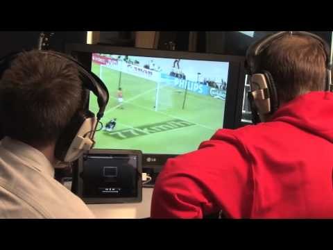 Teddy Sheringham commentating on England at Euro 96!