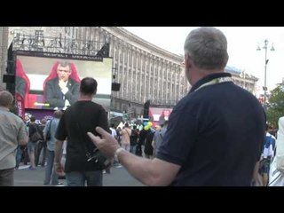 Mark Saggers reports on opening Euro 2012 game from Kiev Fan Zone