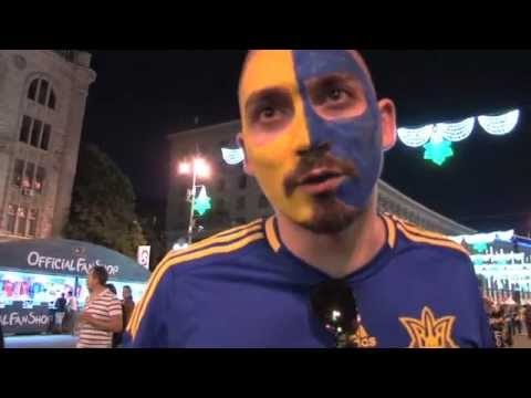 Andy Carroll's biggest fan in Kiev and Ukrainians predict England result