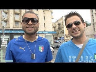 An Italian in Kiev who thinks Balotelli is English and predictions for the big game