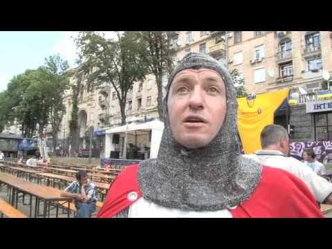 England fans in Kiev offer their predictions for the Sweden game