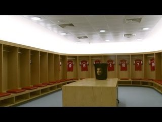 Arsenal's Amazing Dressing Room Design At The Emirates