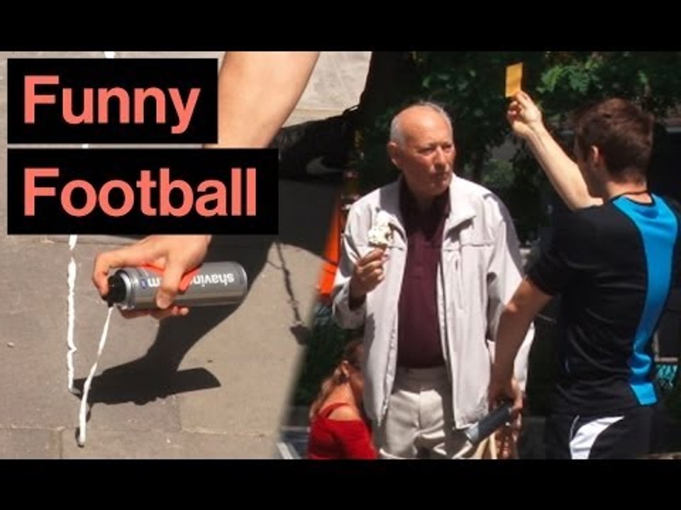 Prank! World Cup Ref Spray Used On The Public