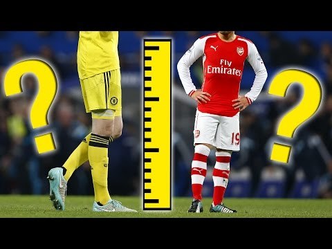 The Tallest and Shortest Footballers In The Premier League