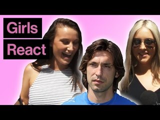 Girls React To Andrea Pirlo With And Without Beard