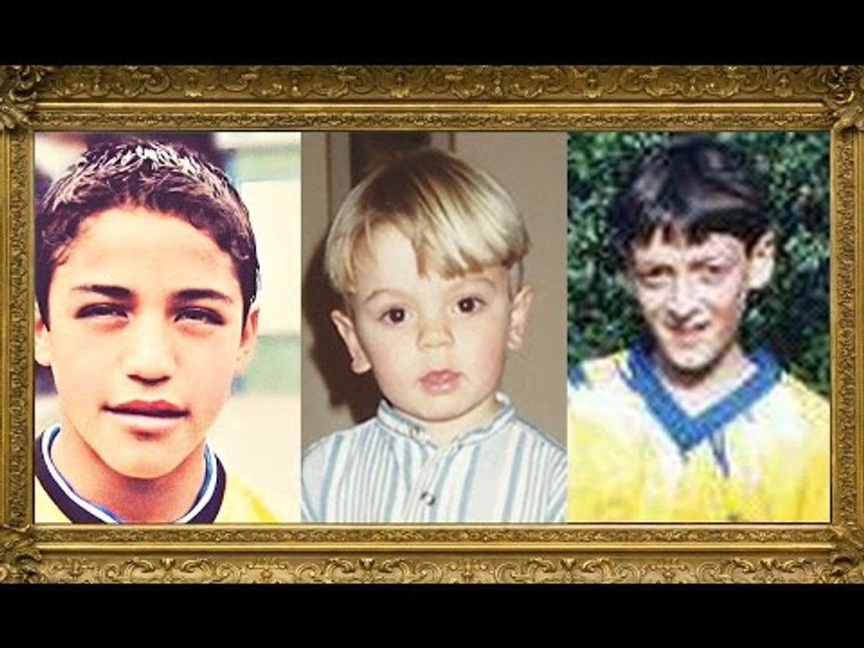 15 Arsenal Footballers When They Were Kids