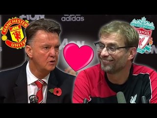 Liverpool vs Man United | Van Gaal And Klopp Press Conference Argument