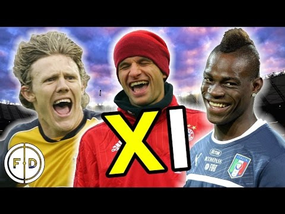 Funniest Footballers XI | Podolski, Balotelli & Müller