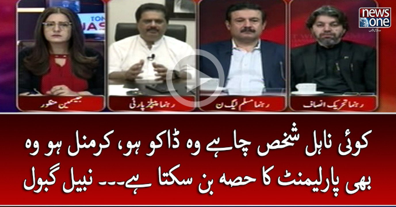 Koi #NaEhal Shakhs Chahay Wo #Dacu Ho, #Criminal Ho Wo Bhi #Parliament Ka Hissa Ban Sakta Hai... #NabilGabol