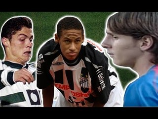 How 20 Of The World's Best Footballers Looked On Their Debuts | Then And Now