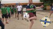 Northern Ireland Fans Juggle Football While Singing 'Will Grigg's On Fire'