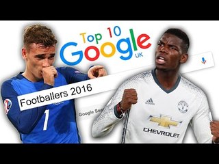 Top 10 Most Google Searched Footballers 2016
