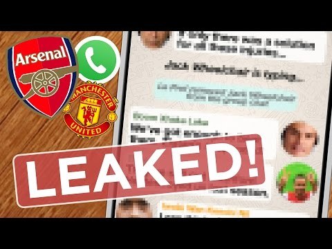 Manchester United v ARSENAL: Gunners Group Chat Revealed