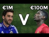 €1Million Footballer v €100Million Footballer | Will Grigg v Pogba!