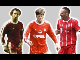 Bayern Munich's Football Kit History/Evolution | Then And Now