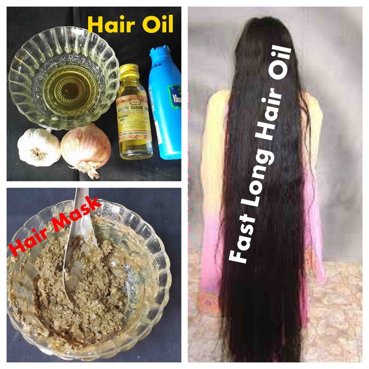 Homemade Oil for Faster Hair Growth Reduce Hair Fall and Reverse Gray hair