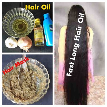 Homemade Oil for Faster Hair Growth Reduce Hair Fall and Reverse Gray hair