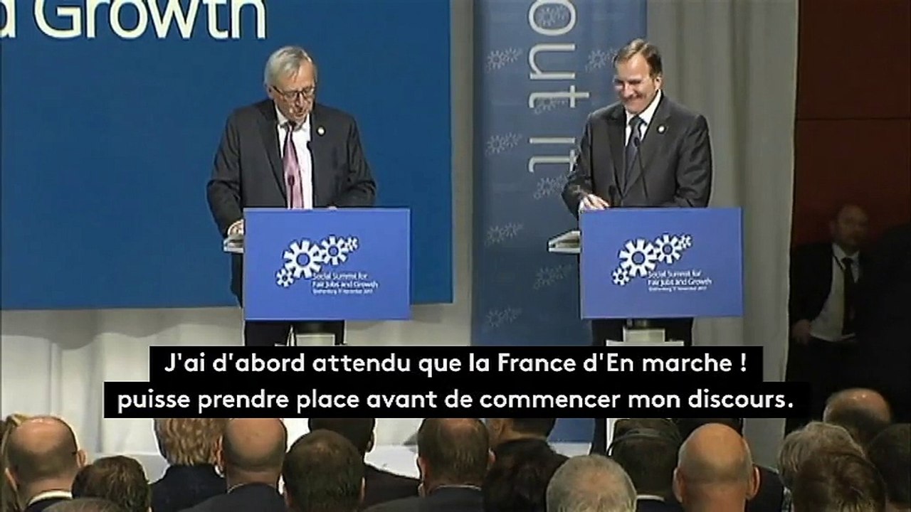 En retard et trop bavard, Emmanuel Macron se fait taper sur les doigts au sommet social européen