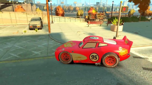 Lightning McQueen CARS Race RAMPS Cartoon for Kids w Spiderman Funny Cartoons for Childrens 2