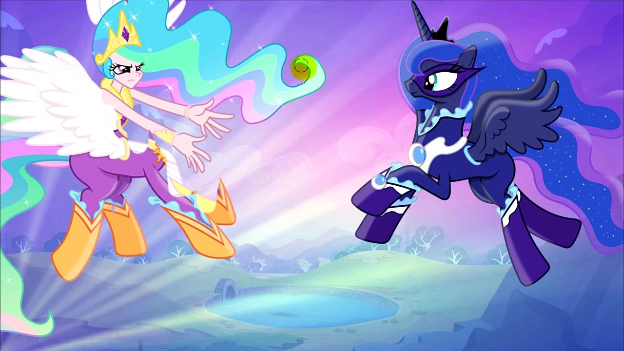 МАЙ ЛИТЛ ПОНИ Принцесса Селестия Найтмер Мун Nightmare Moon VS Princess Celestia Coloring Book MLP