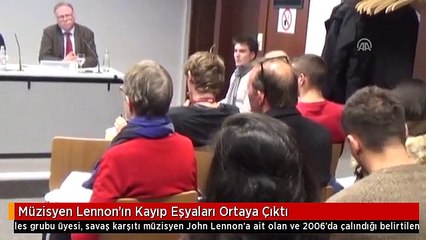 Müzisyen Lennon'ın Kayıp Eşyaları Ortaya Çıktı