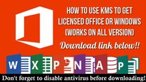 Microsoft Office 2013 FREE ACTIVATION! (Working in 2018)
