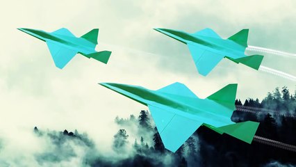 How to make a Paper U.F.O that Flies - BOOMERANG PAPER PLANE | Corona Class