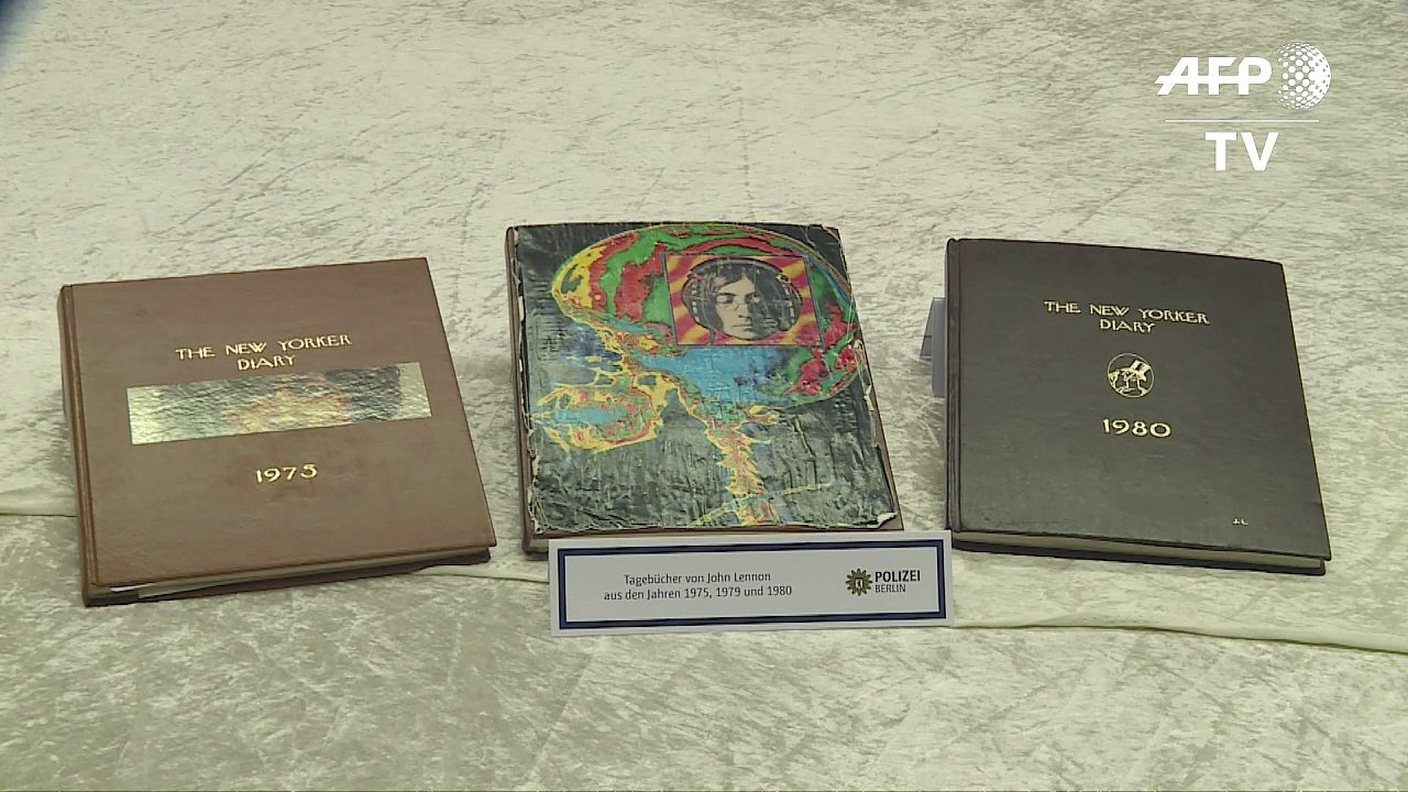 Imagine: Gestohlene Lennon-Tagebücher in Berlin beschlagnahmt