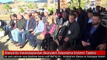 Alanya'da Vatandaşlardan Akaryakıt Depolama Sistemi Tepkisi