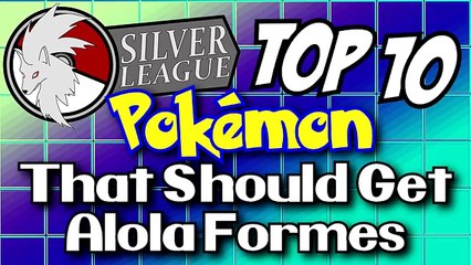 Top 10 Pokemon That Should Get Alola Formes!