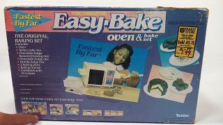 1991 Easy Bake Oven, Kenner Toys - Crazy Cake and Angel Cookies!
