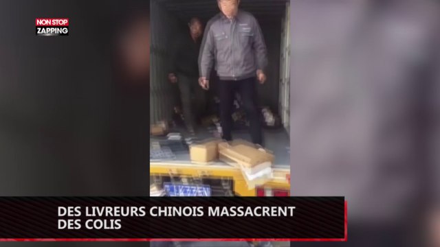 Chine : des livreurs massacrent des colis (Vidéo)