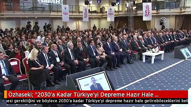 Özhaseki: 2030'a Kadar Türkiye'yi Depreme Hazır Hale Getirebiliriz