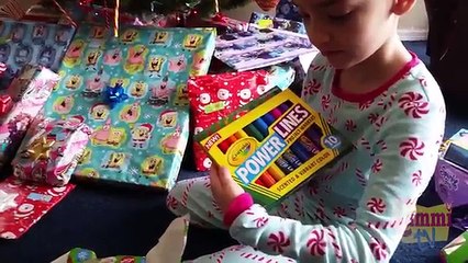 Opening Presents Christmas Morning new | CAMMI TV