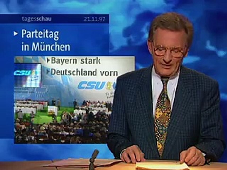 Tagesschau | 21. November 1997 20:00 Uhr (mit Joachim Brauner) | Das Erste
