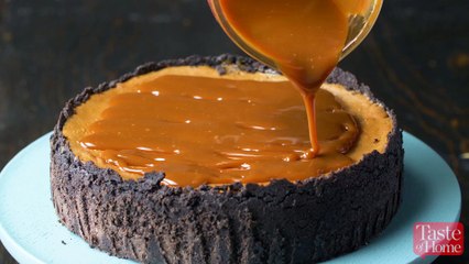 Salted Caramel Cappuccino Cheesecake