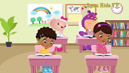 ᴴᴰ Doc McStuffins Babies Pretend to have leg pain Funny Story! Learn Colors with Finger Family Song - YouTube