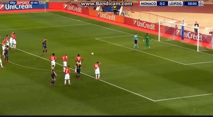 (Penalty) T.werner Goal Monaco 0 - 3 RB Leipzig 21.11.2017 HD